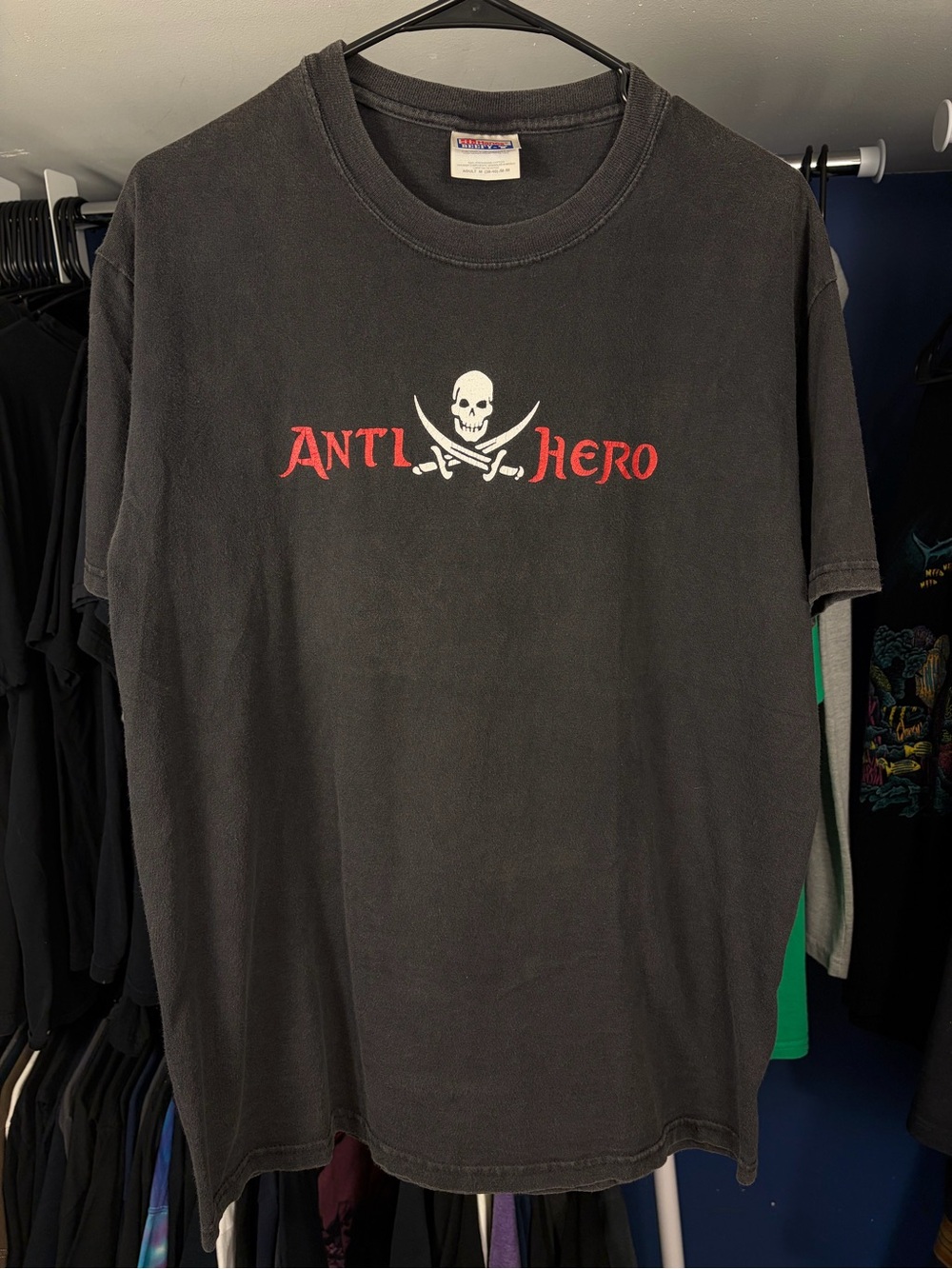 Vintage 1997 Anti Hero T-Shirt Size M Hanes Beefy Tag